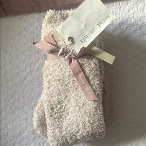 Barefoot Dreams Beige/Teaberry 2 -pack Lounge Socks